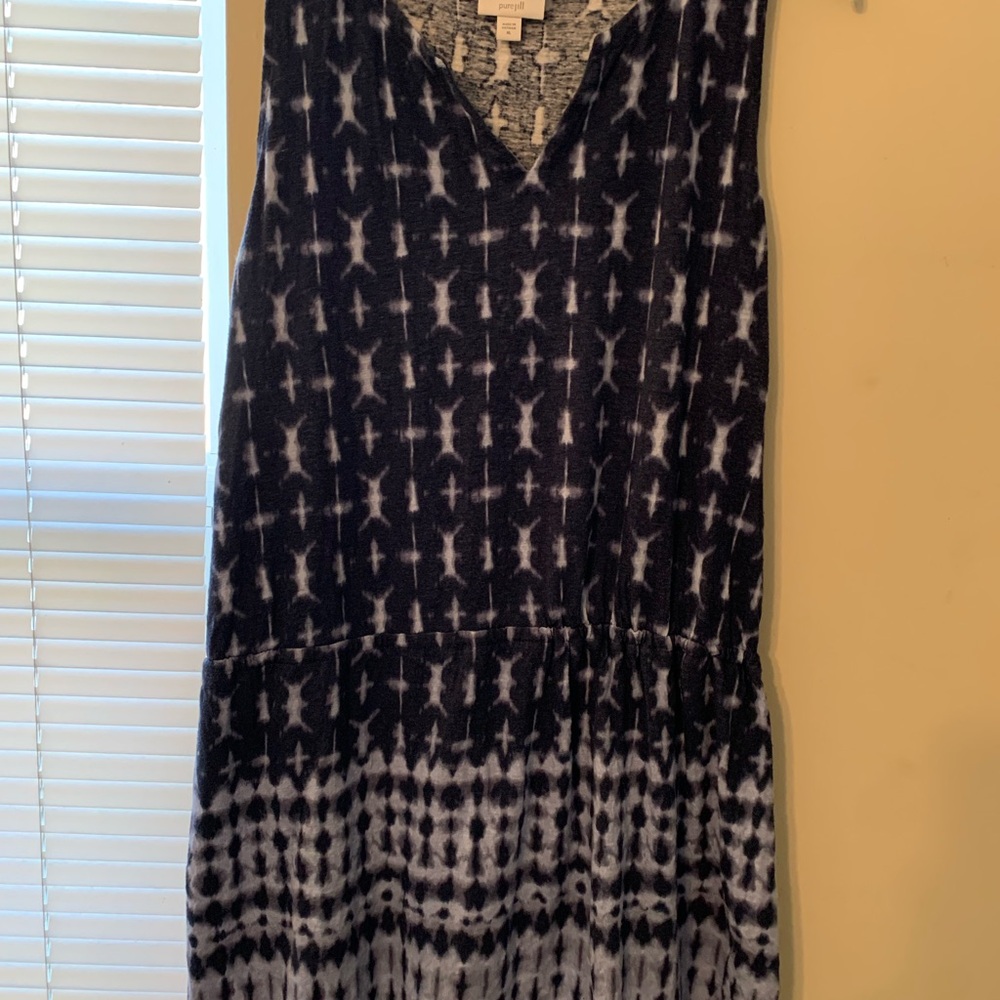 Navy and White Women's Tunic
